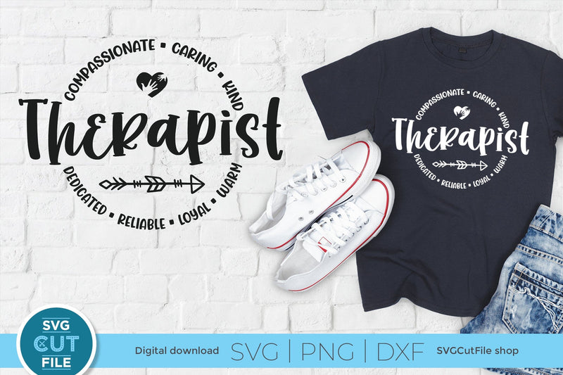 Therapist svg for occupational, speech, or physical therapist SVG SVG Cut File 