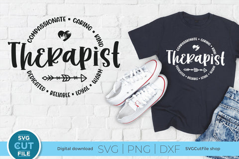 Therapist svg for occupational, speech, or physical therapist SVG SVG Cut File 