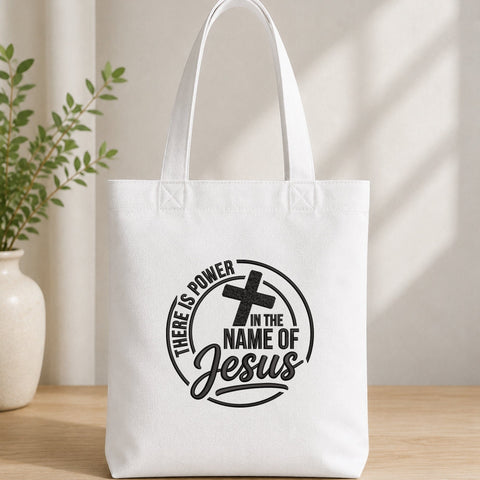There Is Power in the Name of Jesus Embroidery Design – Christian Cross Faith Machine Embroidery File Embroidery/Applique DESIGNS PatternFeed8 