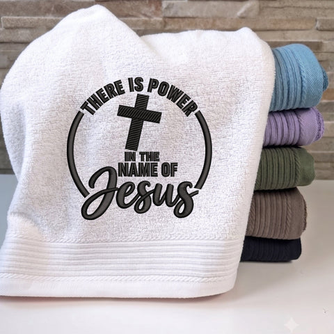 There Is Power in the Name of Jesus Embroidery Design – Christian Cross Faith Machine Embroidery File Embroidery/Applique DESIGNS PatternFeed8 