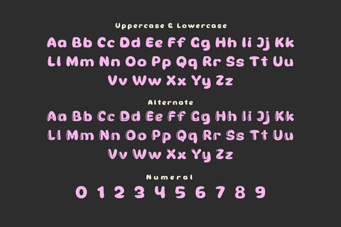 Theren - Bubble Display Font Font twinletter 