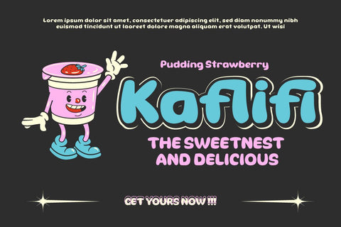 Theren - Bubble Display Font Font twinletter 