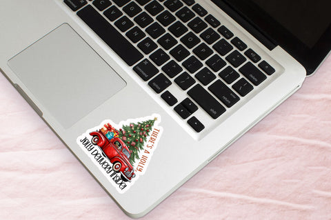 Theres a holly Sticker Design Sublimation Regulrcrative 