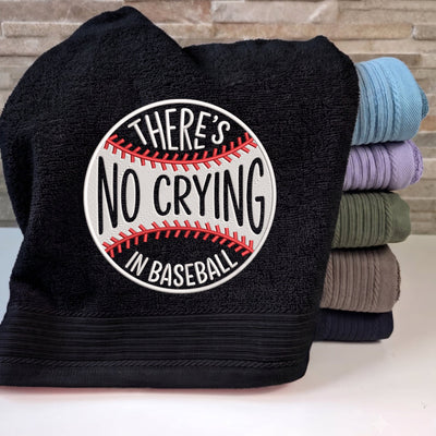 There's No Crying in Baseball Embroidery Design – Funny Baseball Saying Sports Machine Embroidery File Embroidery/Applique DESIGNS PatternFeed8 