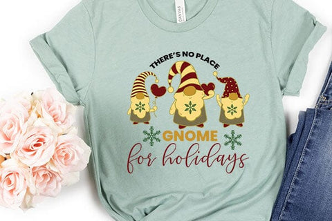 Theres No Place Gnome For Holidays SVG Angelina750 