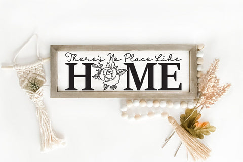 There's No Place Like Home, Farmhouse Sign SVG SVG CraftLabSVG 