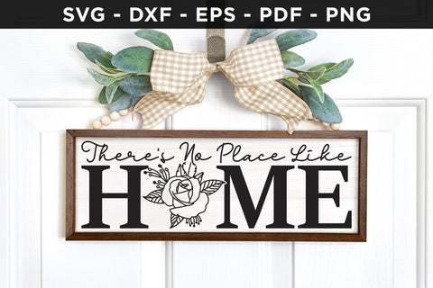 There's No Place Like Home, Farmhouse Sign SVG SVG CraftLabSVG 