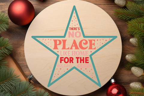 Theres no place like home for the holidays SVG Angelina750 
