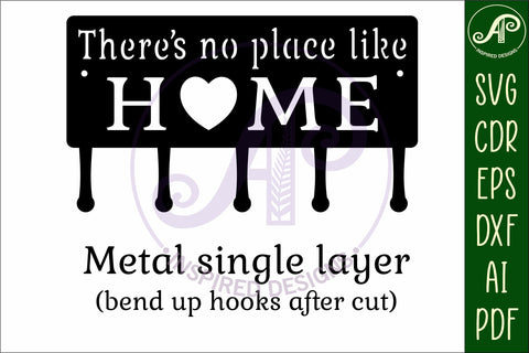 There's no place like home Key holder designs SVG APInspireddesigns 