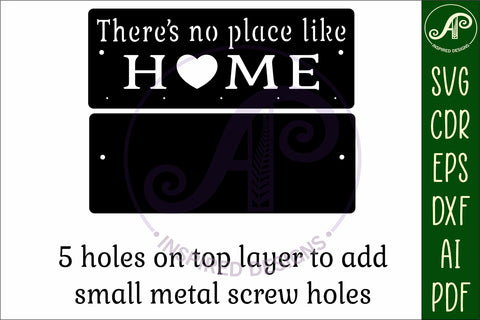 There's no place like home Key holder designs SVG APInspireddesigns 