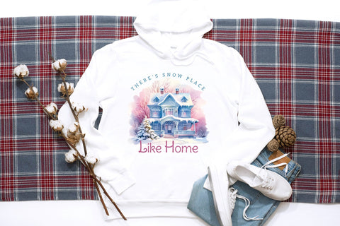 There's Snow Place Like Home, Winter PNG Sublimation Sublimation CraftLabSVG 