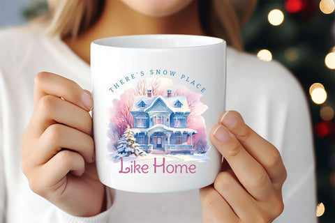 There's Snow Place Like Home, Winter PNG Sublimation Sublimation CraftLabSVG 