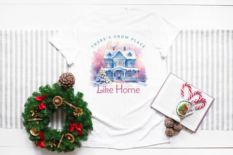 There's Snow Place Like Home, Winter PNG Sublimation Sublimation CraftLabSVG 