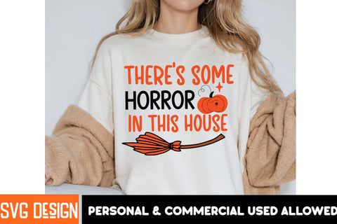 There's Some Horrors In this House SVG Cut File,Halloween Sublimation PNG, Halloween SVG Bundle,Halloween SVG Quotes,Halloween PNG, Halloween SVG SVG BlackCatsMedia 