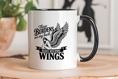 These burdens on my back SVG Angelina750 