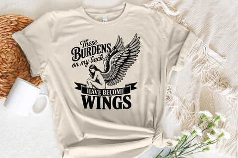 These burdens on my back SVG Angelina750 