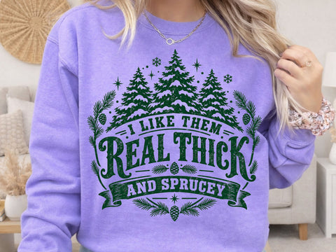 Thick and Sprucey Christmas Tree PNG SVG DesignDestine 