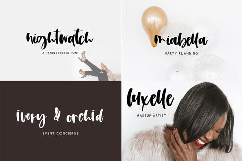 Thick Handwriting Font Mini Bundle Font Beck McCormick 