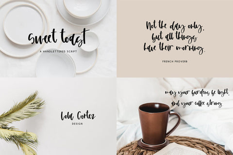 Thick Handwriting Font Mini Bundle Font Beck McCormick 