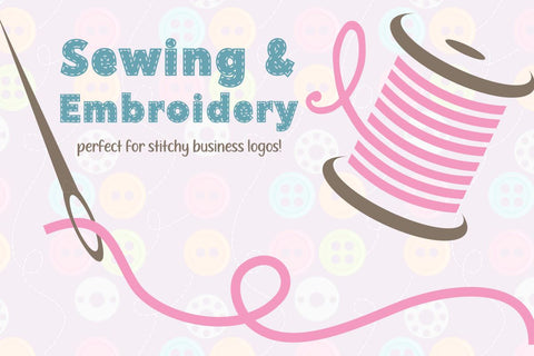 Thick Stitch Font Misti's Fonts 