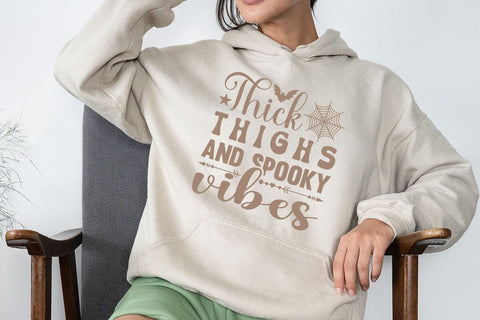 Thick thighs and spooky vibes SVG Angelina750 