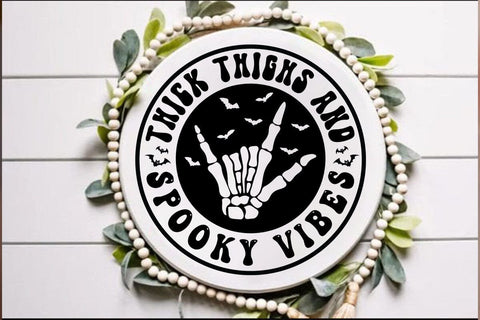 thick thighs and spooky vibes SVG Angelina750 