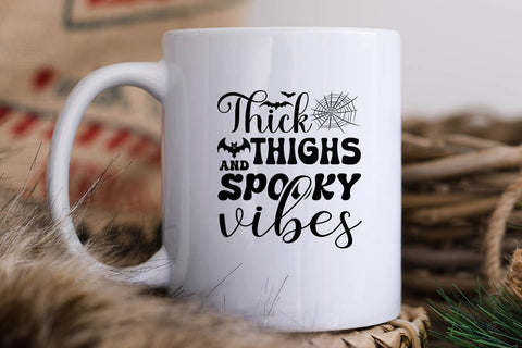 Thick thighs and spooky vibes SVG Angelina750 