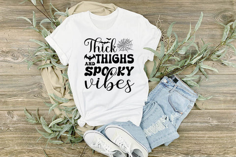 Thick thighs and spooky vibes SVG Angelina750 