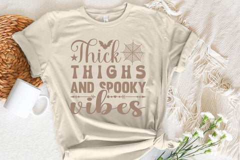 Thick thighs and spooky vibes SVG Angelina750 