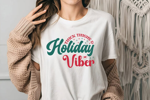 Thick Thighs & Holiday Viber SVG Angelina750 