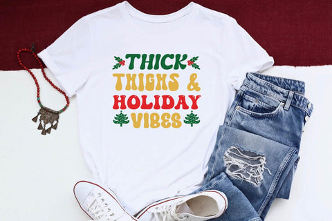 Thick thighs & holiday vibes SVG Angelina750 