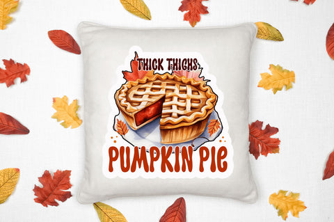 Thick thighs pumpkin Stickers Design Sublimation Regulrcrative 