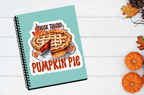 Thick thighs pumpkin Stickers Design Sublimation Regulrcrative 