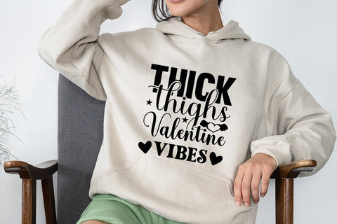 Thick thighs valentine vibes SVG Angelina750 