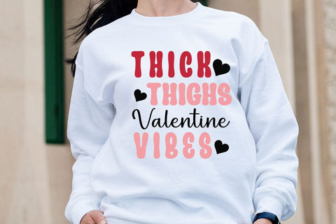 Thick thighs valentine vibes SVG Angelina750 