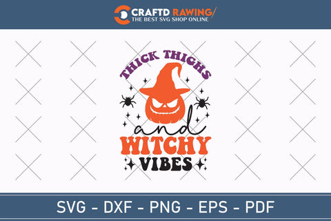 Thick Thighs Witchy Vibes Some Days I`m Extra Witchy Halloween Svg, Halloween Png , Halloween Clipart, Ghost Svg, Halloween Shirt Svg, Hippie Svg, Retro Svg, Svg Bundle, Sublimation Designs SVG Debashish Barman 
