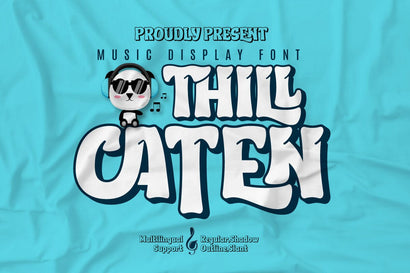 Thill Caten - Display Font Font twinletter 
