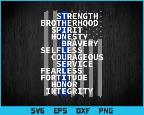 Thin Blue Line USA Flag Law Enforcement Gear Police T shirt Design Ai Svg Png Files, Proud Police Svg Files for cricut SVG DesignDestine 