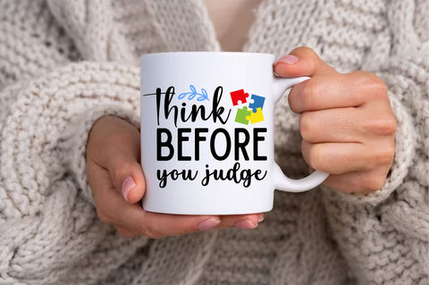 Think before you judge svg design SVG Regulrcrative 