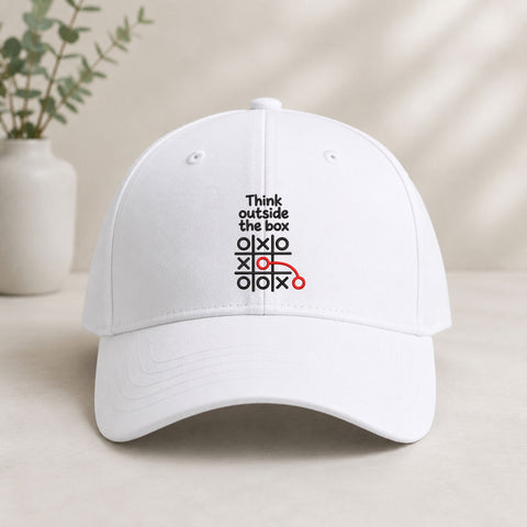 Think Outside The Box Tic Tac Toe Machine Embroidery Design – Motivational Quote Embroidery File Embroidery/Applique DESIGNS PatternFeed8 