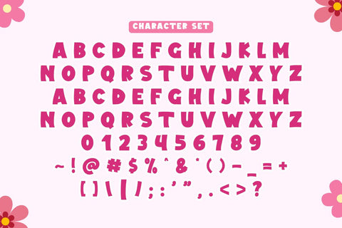 Think Pink - Cute Display Font Font Masyafi Studio 