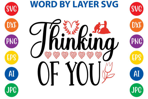 Thinking Of You SVG DESIGN SVG Rafiqul20606 