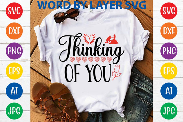 Thinking Of You SVG DESIGN SVG Rafiqul20606 