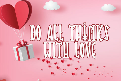 Thiny Cupid - Cute Love Decorative Font Font Mozzatype 