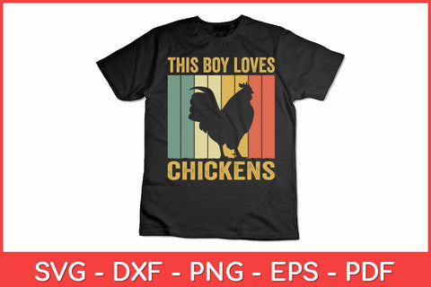 This Boy Loves Chickens Boys Chicken Svg Design SVG artprintfile 