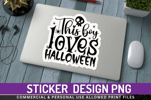 This boy loves Stickers Design Sublimation Regulrcrative 