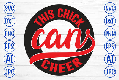 This Chick Can Cheer SVG SVG Syaman 