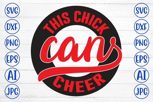 This Chick Can Cheer SVG SVG Syaman 
