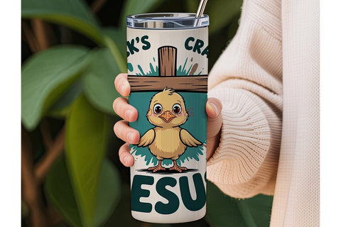 This Chick Loves Jesus Tumbler Wrap Sublimation DesignSVG 