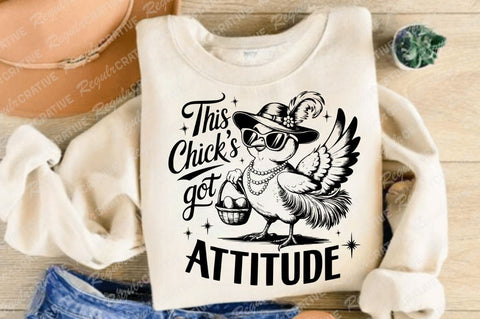 This Chick's Got Attitude SVG Design SVG Regulrcrative 